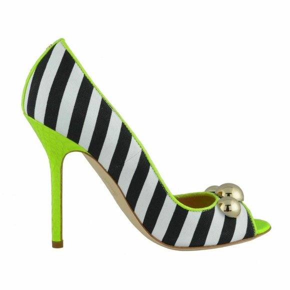 Dsquared2 Women's Leather Open Toe Pumps Shoes - Picture 4 of 8